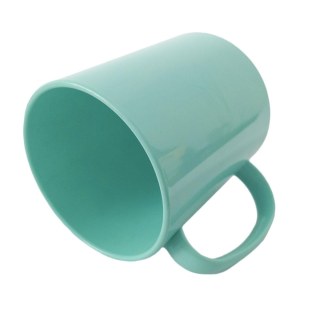 Caneca de Plástico Polímero 360ml Colorida para Sublimação (ADP) | Verde Tiffany na Sulink