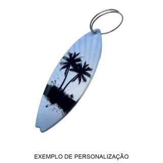 Chaveiro em Polímero Prancha Branco para Sublimação (UDP) com Argola | Unidade na Sulink