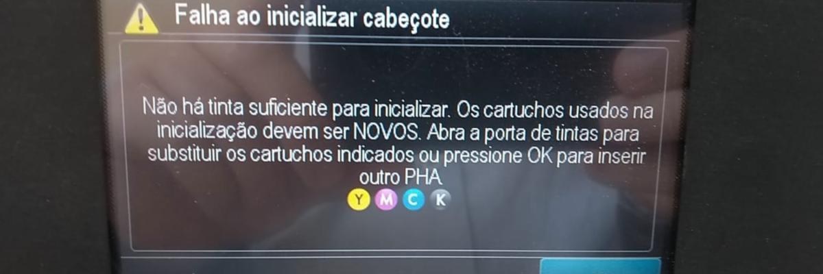 Falha ao inicializar cabeçote na Plotter HP? Veja a solução! no Blog