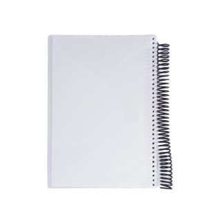 Caderno de Desenho A4 20x28cm com Capa Laminado PVC Branco para Sublimação (SE) na Sulink