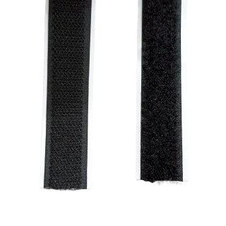 Velfix Fecho de Contato Adesivo 20mm Preto (Lado Macho e Fêmea) | Rolo com 25 Metros na Sulink