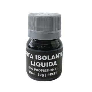 Fita Isolante Líquida Preta - Frasco 30ml (20g) na Sulink