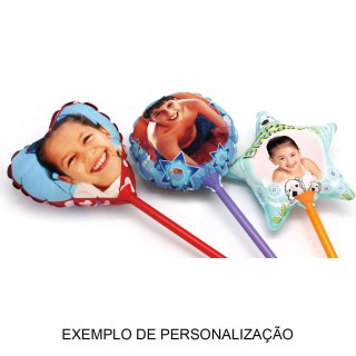 Foto Balão Formato Redondo para Impressão Jato de Tinta Corante (A4) com Acessórios na Sulink