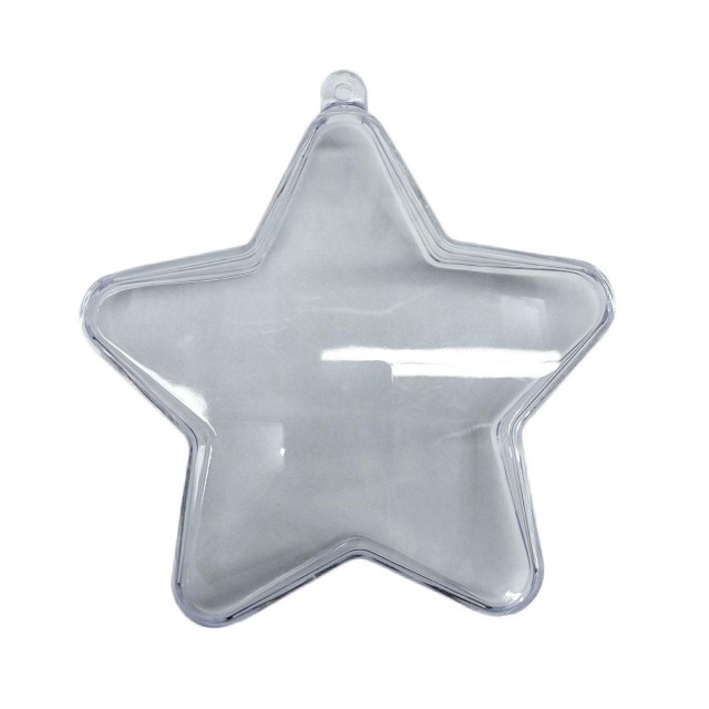 Estrela Acrílica 9cm para Personalizar | Unidade na Sulink