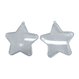 Estrela Acrílica 9cm para Personalizar | Unidade na Sulink