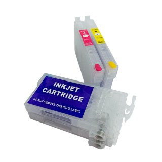 Cartucho Recarregável Comprido 4 Cores para Epson T802 T35 | Sem Chip | Sem Tinta na Sulink