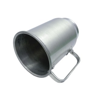 Caneca de Chopp de Alumínio Prata Inteira Escovada para Sublimação | Capacidade: 600ml na Sulink