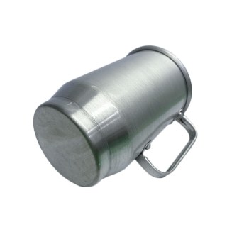 Caneca de Chopp de Alumínio Prata Inteira Escovada para Sublimação | Capacidade: 600ml na Sulink