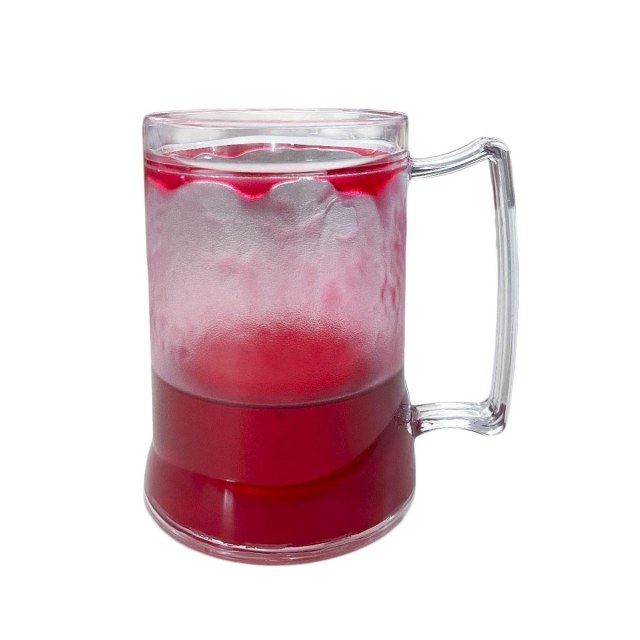 Caneca de Chopp Plástico Gel 400ml para Transfer Laser | Vermelha na Sulink