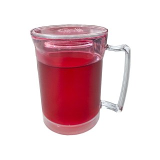 Caneca de Chopp Plástico Gel 400ml para Transfer Laser | Vermelha na Sulink