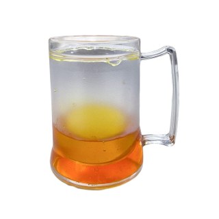 Caneca de Chopp Plástico Gel 400ml para Transfer Laser | Amarela na Sulink
