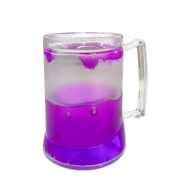 Caneca de Chopp Plástico Gel 400ml para Transfer Laser | Roxa na Sulink