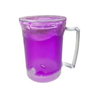 Caneca de Chopp Plástico Gel 400ml para Transfer Laser | Roxa na Sulink