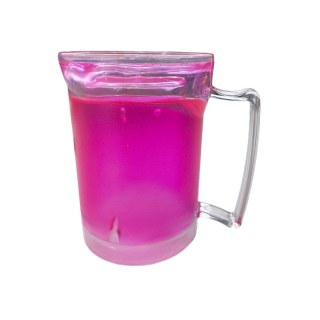 Caneca de Chopp Plástico Gel 400ml para Transfer Laser | Rosa na Sulink