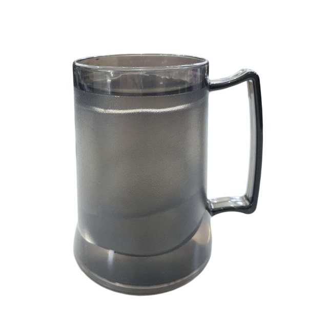 Caneca de Chopp Plástico Gel 400ml para Transfer Laser | Inteira Preta na Sulink