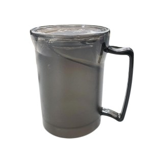 Caneca de Chopp Plástico Gel 400ml para Transfer Laser | Inteira Preta na Sulink