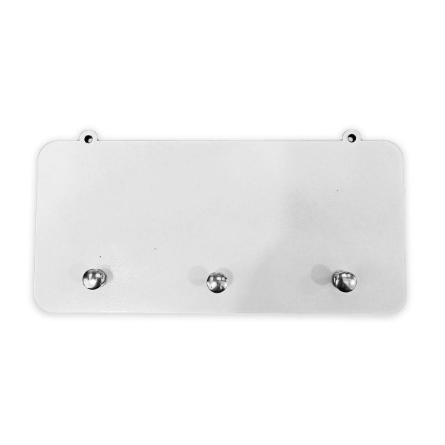 Quadro MDF Branco para Sublimação | 6mm | Porta Chave 19x9cm