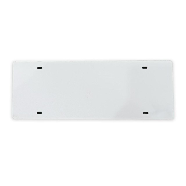 Quadro MDF Branco para Sublimação | 6mm | Placa Automotiva 28x10cm