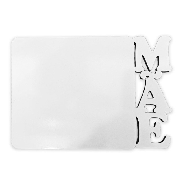 Quadro MDF Branco para Sublimação | 6mm | Retangular Mãe 20x28cm