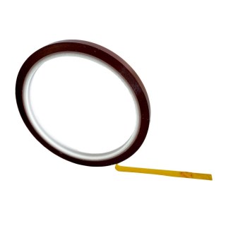 Fita Térmica de Poliamida Tipo Kapton Marrom/Laranja para Alta Temperatura | 6mm x 33 Metros na Sulink