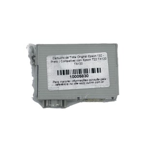 Cartucho de Tinta Original Epson 132 - Preto | Compatível com Epson T22 TX120 TX130 na Sulink