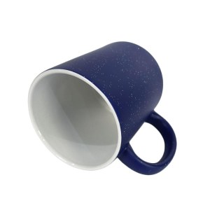Caneca de Cerâmica Mágica com Glitter para Sublimação | Azul na Sulink