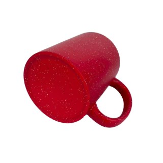 Caneca de Cerâmica Mágica com Glitter para Sublimação | Vermelha na Sulink