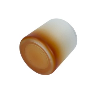 Copo de Whisky Vidro Jateado 250ml para Sublimação | Amarelo na Sulink