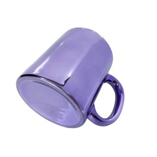 Caneca de Cerâmica Espelho 325ml para Sublimação | Roxa na Sulink