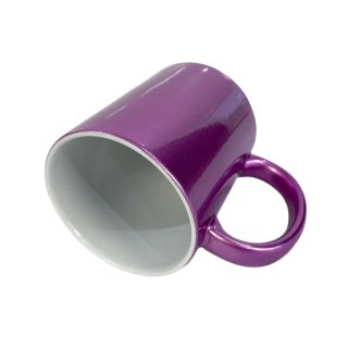Caneca de Cerâmica Perolizada para Sublimação | Rosa na Sulink