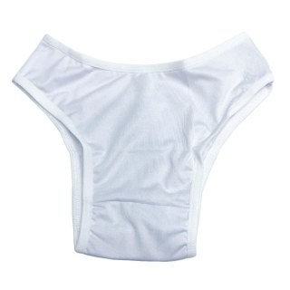 Calcinha Tanga de Poliester Branco para Sublimação | Tamanho P na Sulink