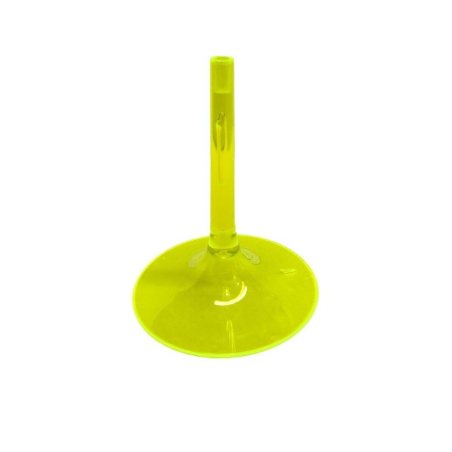 Pé para Taça Gin em Acrílico Amarelo Neon (ADP) | Unidade