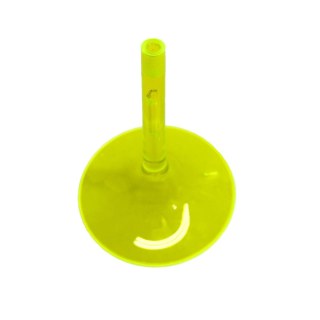Pé para Taça Gin em Acrílico Amarelo Neon (ADP) | Unidade na Sulink