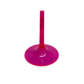 Pé para Taça Gin em Acrílico Rosa Neon (ADP) | Unidade na Sulink