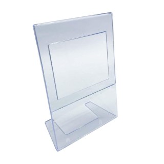 Display Porta Retrato Vertical 13x18cm em Acrílico Transparente | Unidade na Sulink