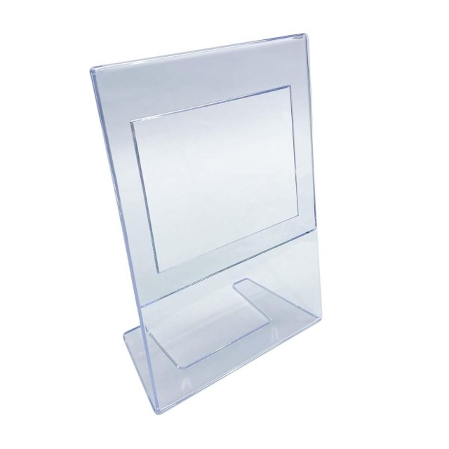 Display Porta Retrato Vertical 13x18cm em Acrílico Transparente | Unidade