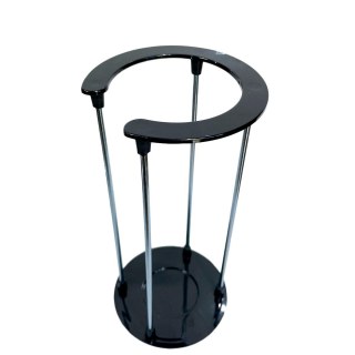 Torre Suporte para 4 Xícaras com Base/Topo em Polímero Preto e Haste de Metal (SM) | Unidade na Sulink
