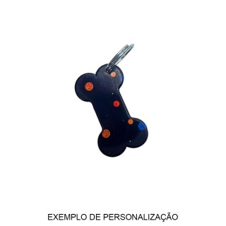 Chaveiro em Polímero Branco Osso Ossinho para Sublimação (SM) | Kit com 50 Unidades na Sulink