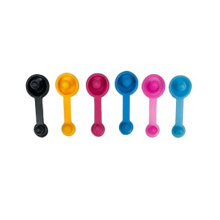 Tampões para o Reservatório Bulk Ink | Modelo 1 | Kit 6 Cores (Preto, Amarelo, Magenta, Ciano, Magenta Light, Ciano Light) na Sulink