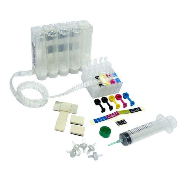 Reservatório Bulk Ink Tanque 90ml com Cartuchos 5 Cores para Epson | Vazio - Sem Chip na Sulink