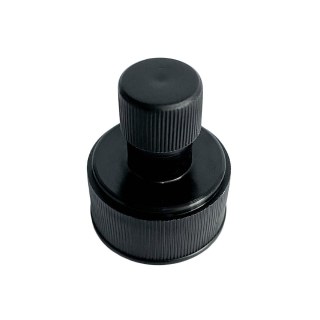 Tampa Bico Fit para Frascos Pet Boca 28mm - Preto | Unidade na Sulink