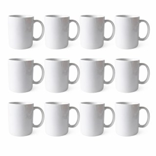 Caneca de Cerâmica Branca Classe A para Sublimação (JKB) | Colmeia com 12 Unidades na Sulink