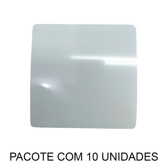 Porta Copo Laminado PVC Branco para Sublimação | Quadrado 9x9cm (SE) | Kit com 10 Unidades