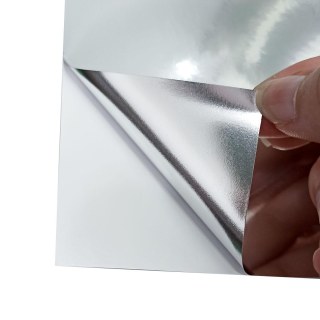 Filme Adesivo Sublimático Prata A4 (210x297mm) para Sublimação | Pacote com 10 Folhas na Sulink