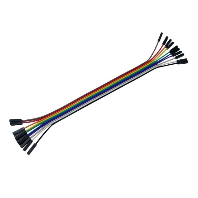 Fio Jumper Cabo Wire Ideal para Arduino | Fêmea X Fêmea 10 Fios/Pinos 20cm na Sulink
