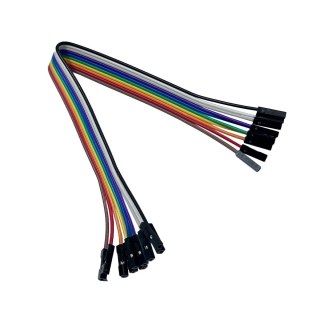 Fio Jumper Cabo Wire Ideal para Arduino | Fêmea X Fêmea 10 Fios/Pinos 20cm na Sulink