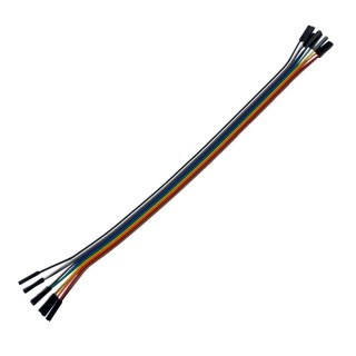 Fio Jumper Cabo Wire Ideal para Arduino | Fêmea X Fêmea 10 Fios/Pinos 30cm na Sulink