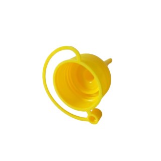 Bico Aplicador para Frascos Pet Boca 28mm - Amarelo | Pacote com 10 Unidades na Sulink