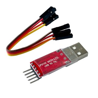 Módulo CP2102 Conversor USB para Serial TTL com Cabo 4 Fios Jumper na Sulink