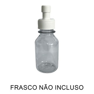 Tampa Bico Fit para Frascos Pet Boca 28mm - Branco | Pacote com 10 Unidades na Sulink